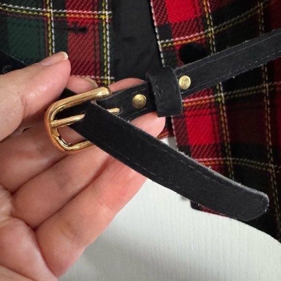 Kasper vintage Plaid Red and Green Women's Jacket. Ptp 20” lenght 22.5” … - Picture 3 of 9